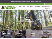 Tablet Screenshot of humboldtpetsupply.com